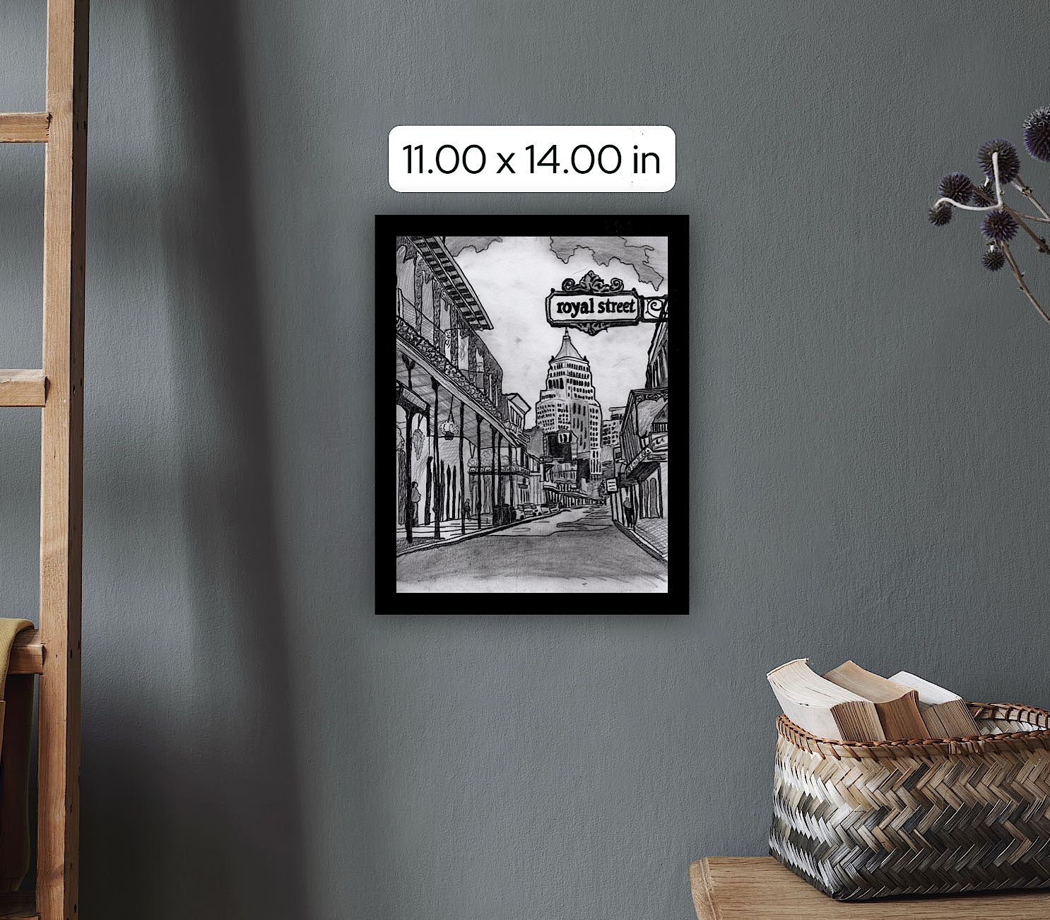 Looking Down Royal Street