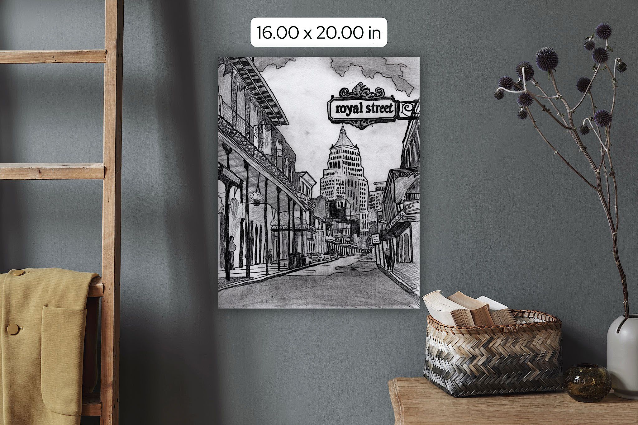 Looking Down Royal Street