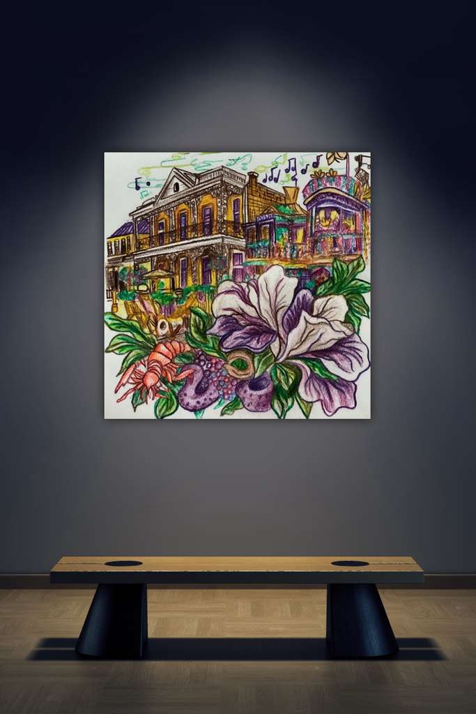 New Orlean iconic French Quarte