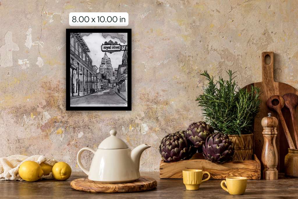 Looking Down Royal Street