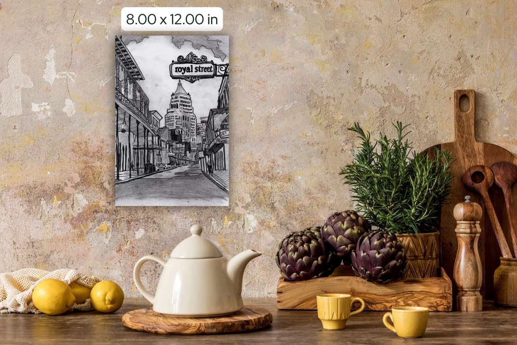 Looking Down Royal Street