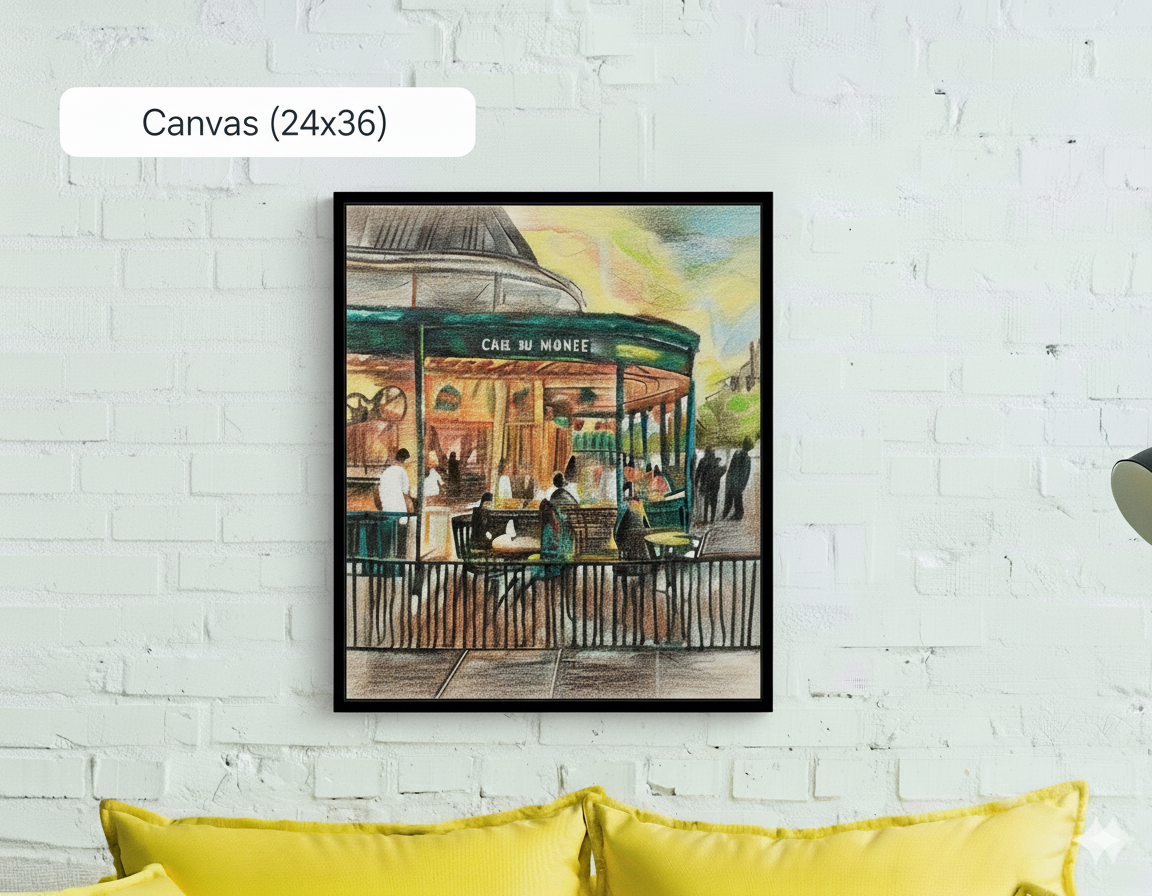 Evening At Cafe Du Monde