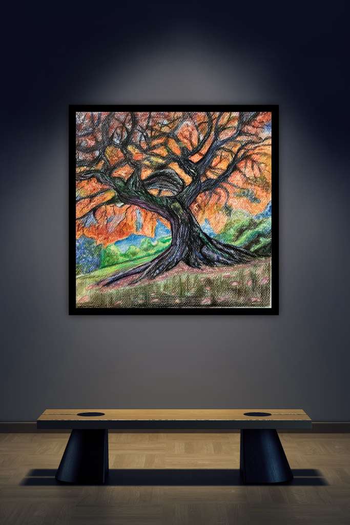 A large vibrant tree