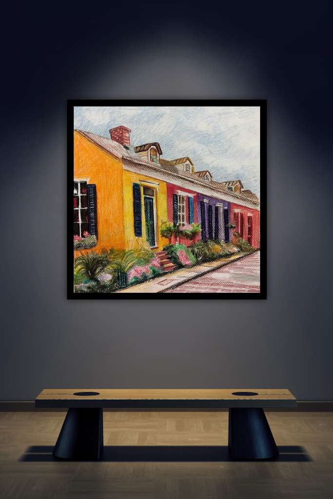 Rainbow Row in Charleston