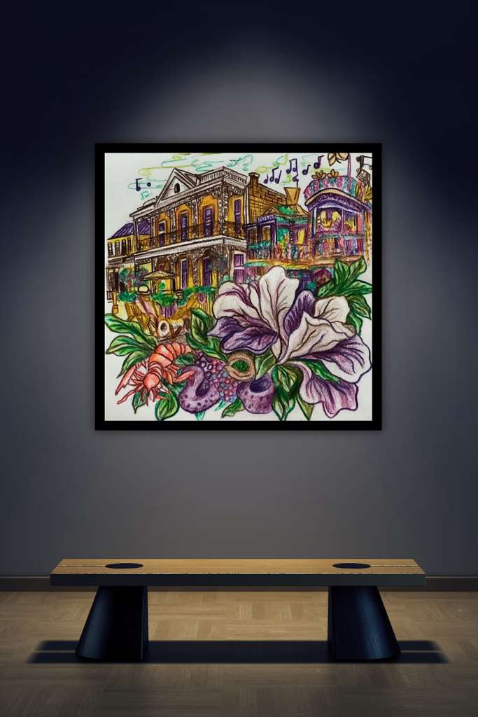 New Orlean iconic French Quarte