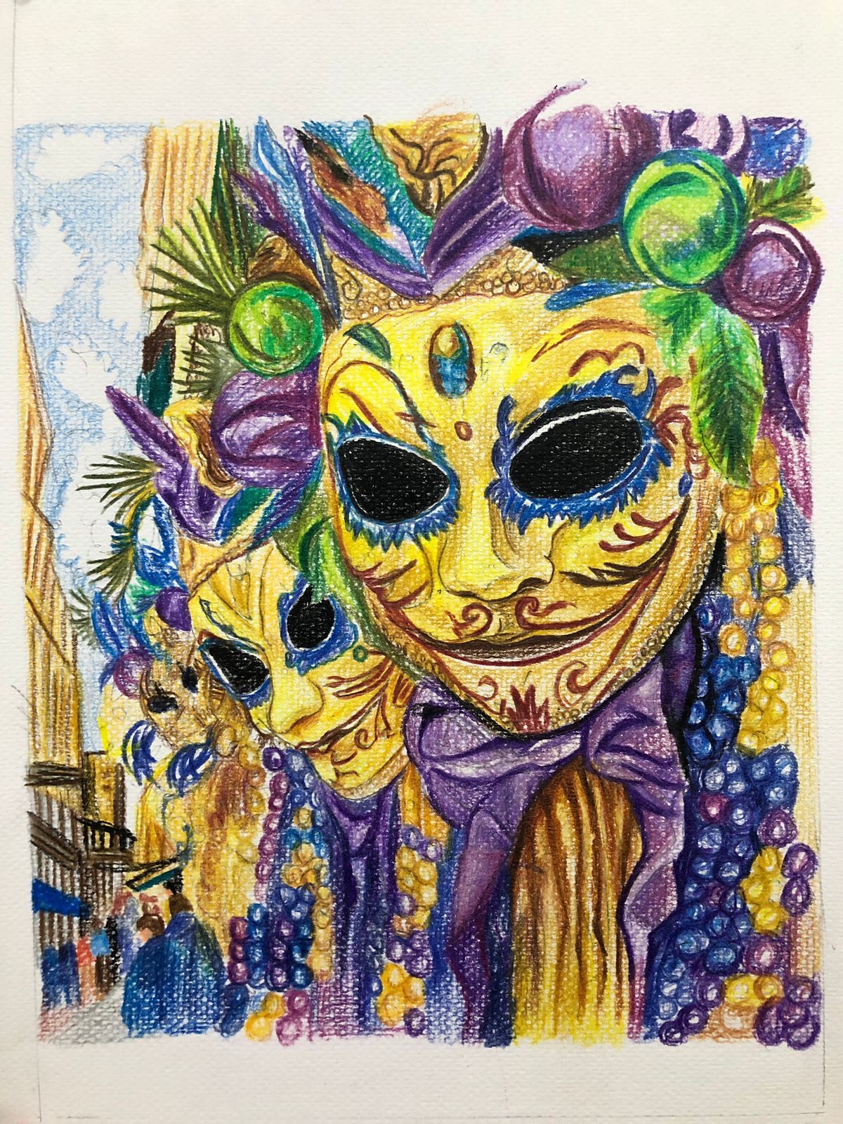 Golden masks