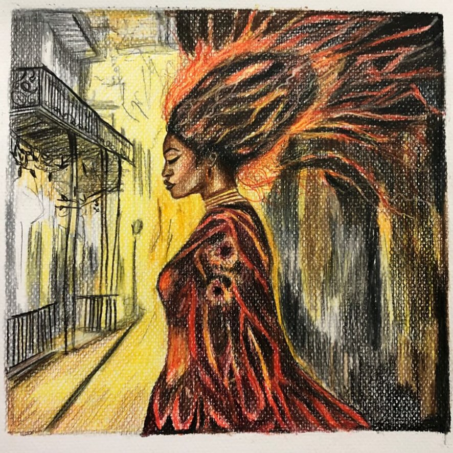 She Walks with Fire